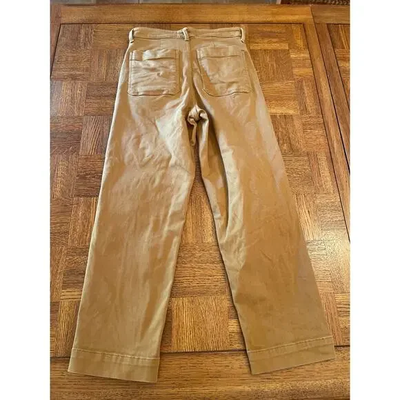 Everlane Straight Leg Crop Harvest Gold size 4 - Picture 4 of 5